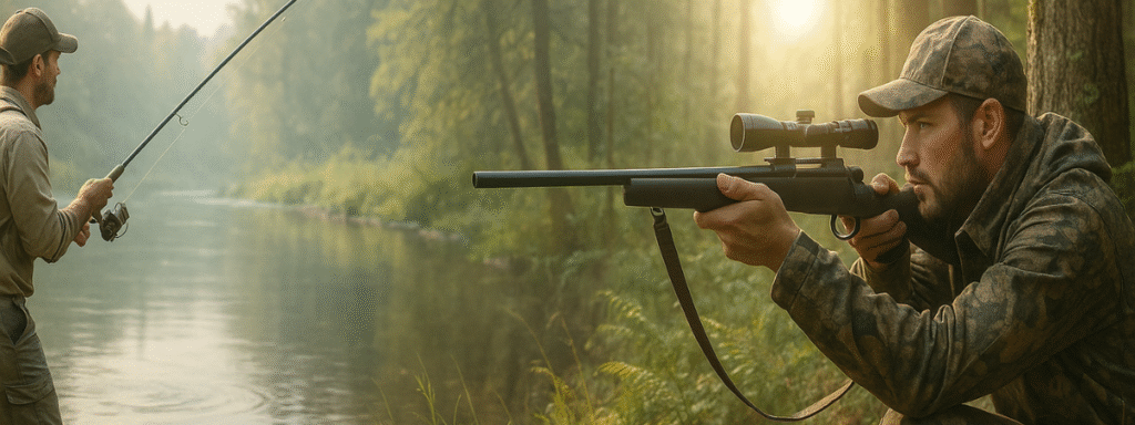 fishing and hunting